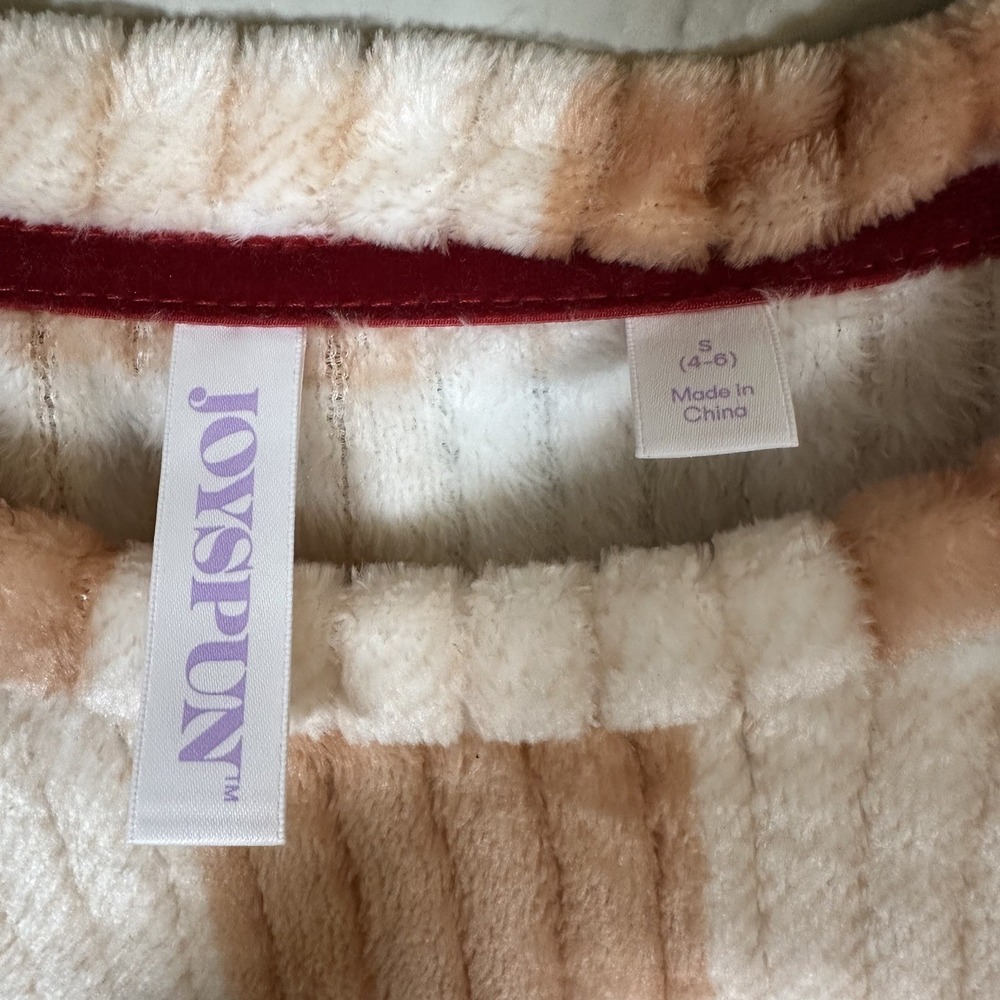 NWT Joyspun S Sweater Cozy Sleep Shirt Fleece Lounge Comfort Soft Kangaroo Women - Picture 3 of 7